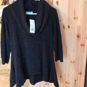 Cowl neck sweater new with tag